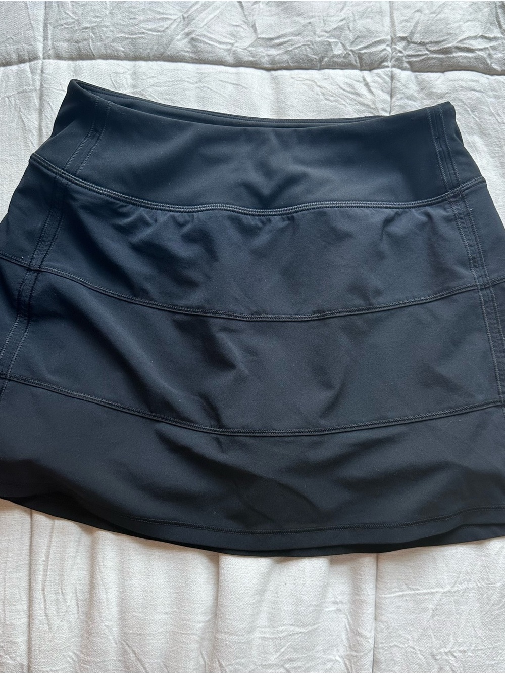 CRZ YOGA Black Performance Skort with Inner Shorts